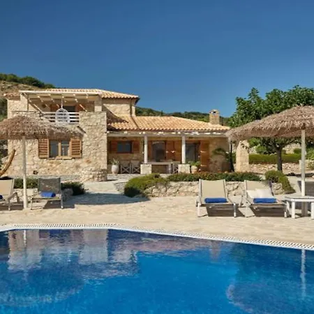 Extravagant Zante Crystal Great Sea Views 3 Bedrooms Agios Nikolaos * Korithion